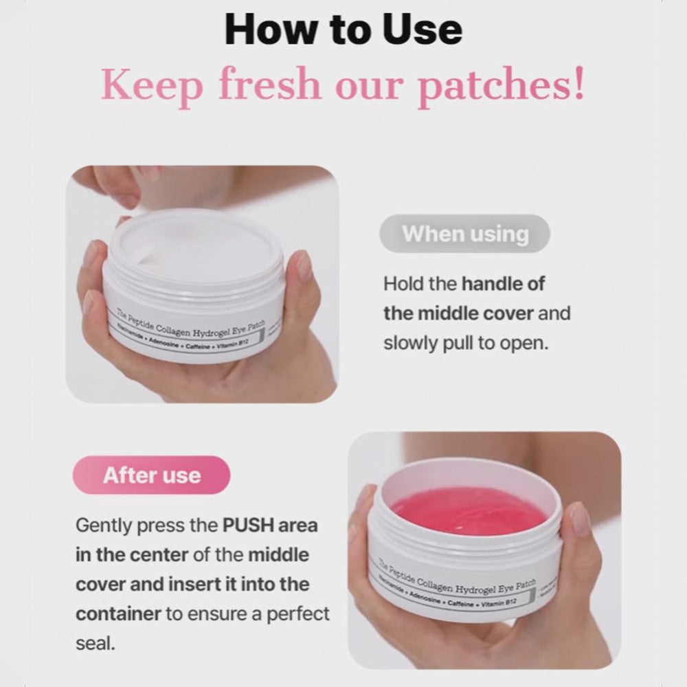 ✨ Exclusive limited-time offer-60%OFF ✨ The Peptide Collagen Hydrogel Eye Patch- 🔥 Free Shipping