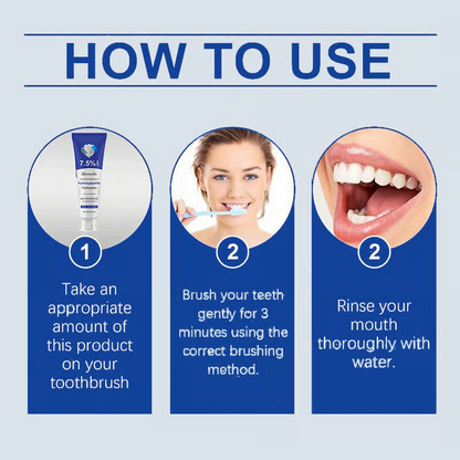 💥Hot Listing 🔥Alisanda™ Hydroxyapatite Toothpaste 7.5% for Enamel Repair & Teeth Whitening Refreshing Flavor Fluorid